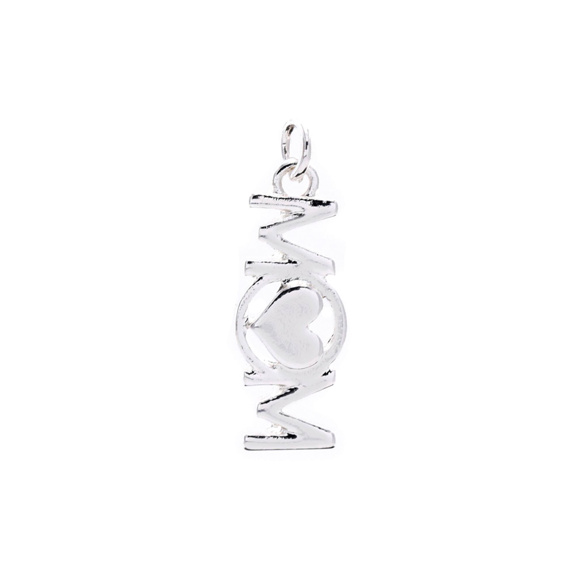 Silver Plated Mom Charm by Bead Landing™